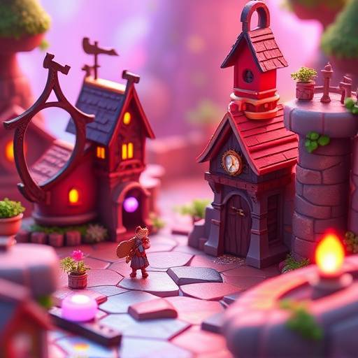 Miniature du projet: Animations 3D pour le jeu vid√©o 'Chroniques d'Aetheria', un jeu d'aventure fantastique